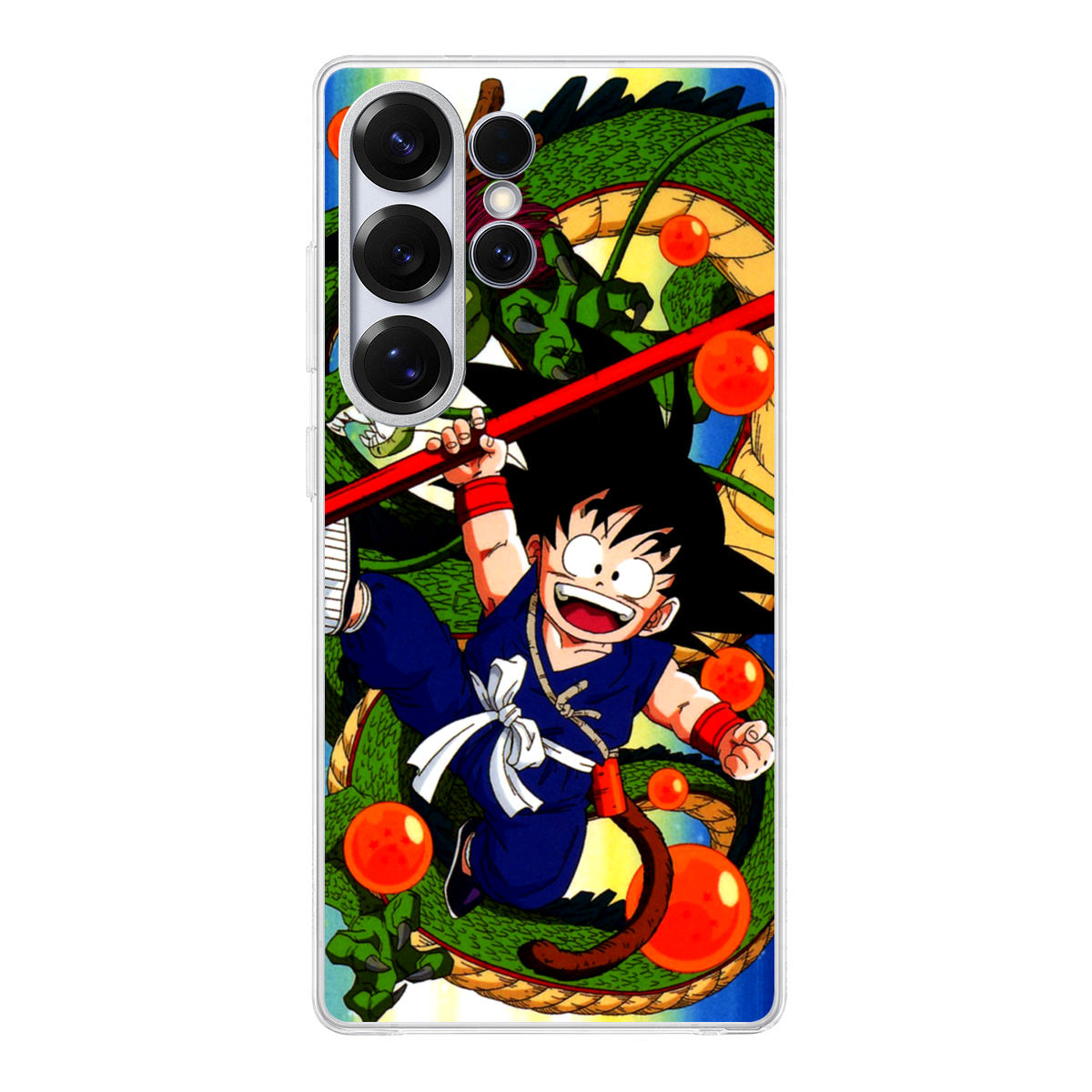 Shenlong And Little Goku Dragon Ball Samsung Galaxy S25 Ultra Case