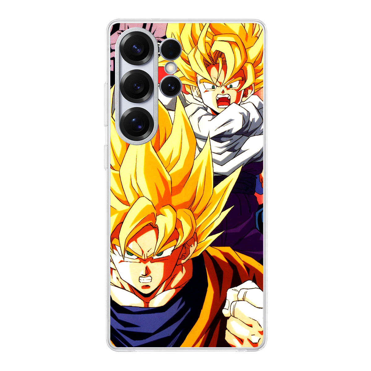 Super Saiyan Goku And Gohan Samsung Galaxy S25 Ultra Case