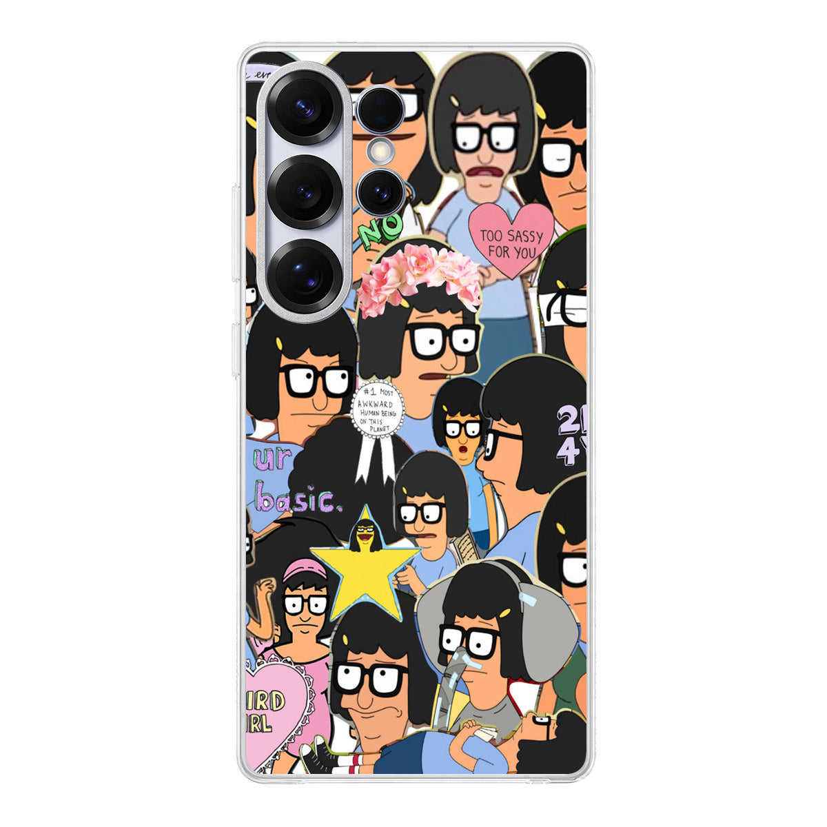 Tina Belcher Collage Samsung Galaxy S25 Ultra Case