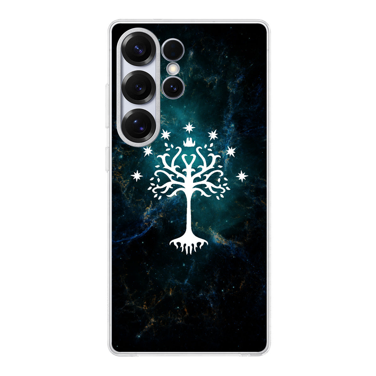 White Tree Of Gondor In Space Nebula Samsung Galaxy S25 Ultra Case