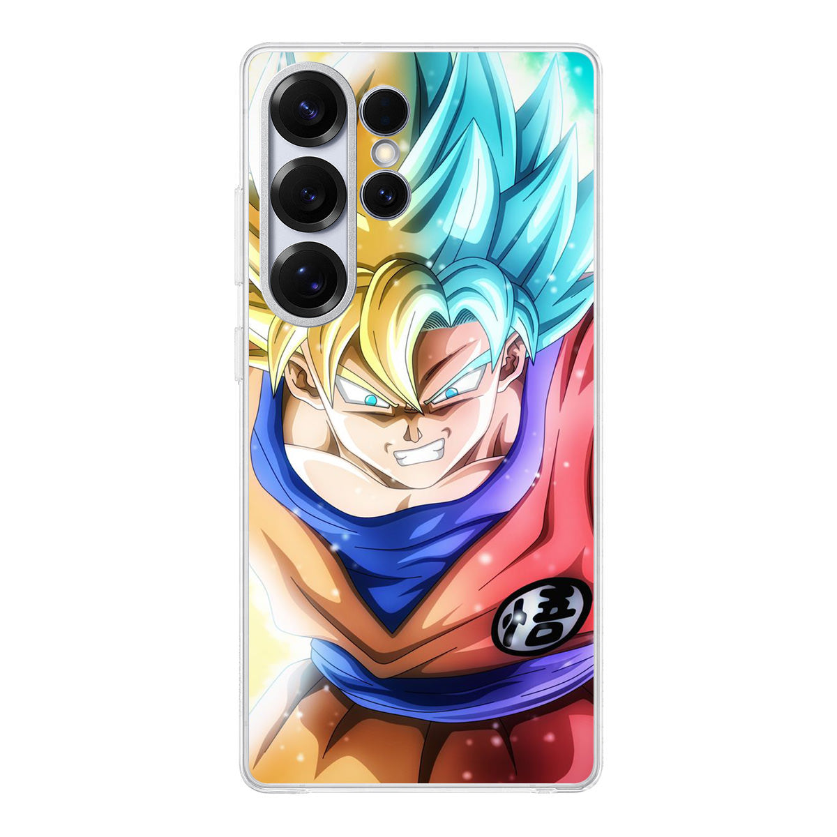 Goku SSJ 1 to SSJ Blue Samsung Galaxy S25 Ultra Case