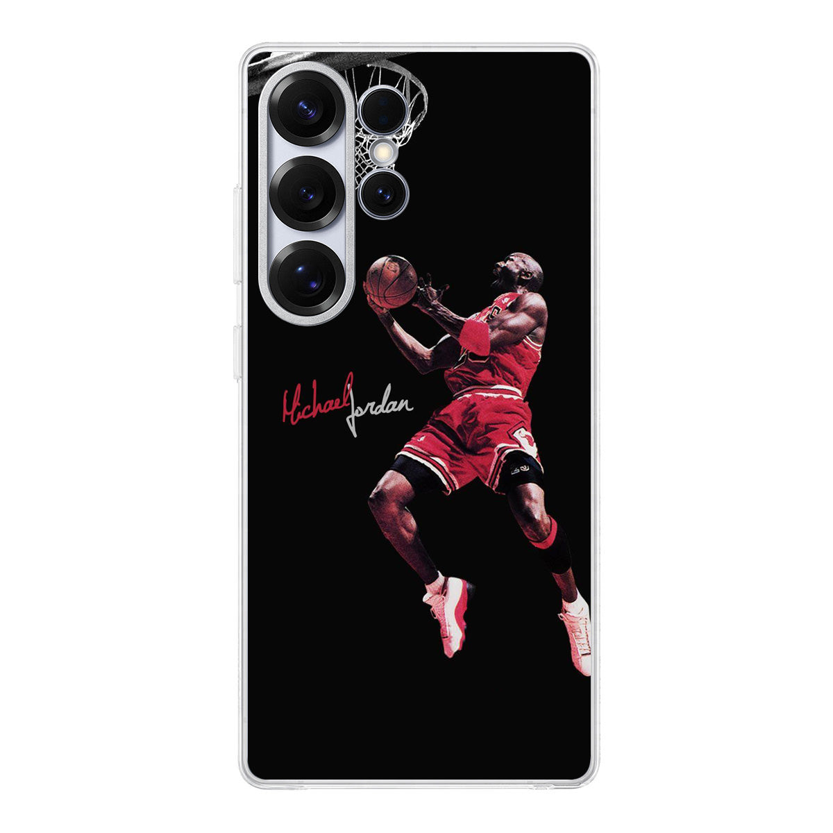 Michael Jordan Epic Jump Samsung Galaxy S25 Ultra Case