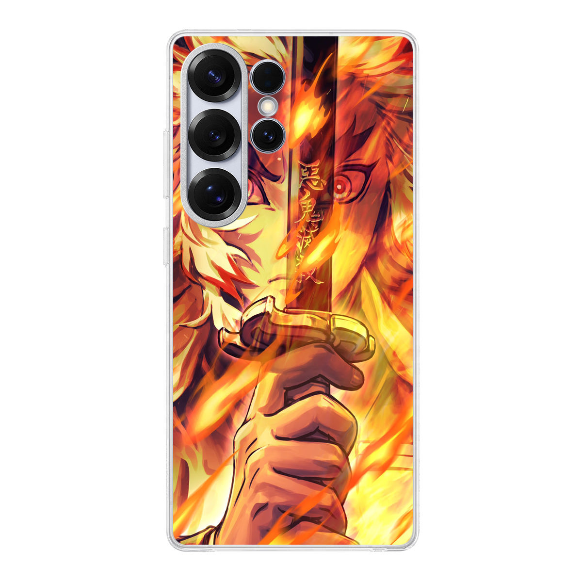 Kyojuro Rengoku Flame Sword Samsung Galaxy S25 Ultra Case