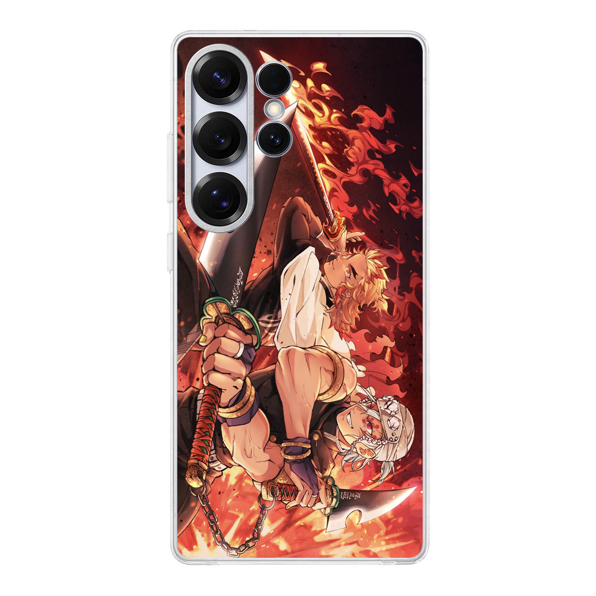 Rengoku And Tengen Uzui Demon Slayer Samsung Galaxy S25 Ultra Case