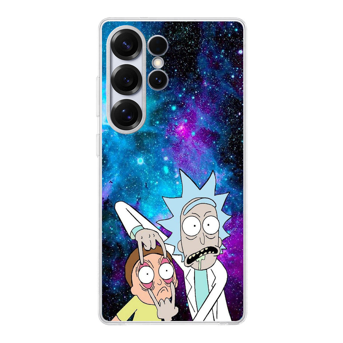 Rick And Morty Open Your Eyes Samsung Galaxy S25 Ultra Case