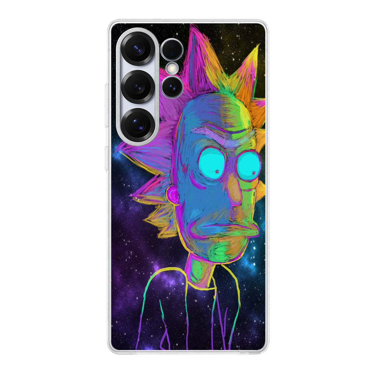 Rick Colorful Crayon Space Samsung Galaxy S25 Ultra Case