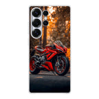 Crimson Velocity in Autumn Flame Samsung Galaxy S25 Ultra Case