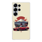 Fuji Fastback Racing the Rising Sun Samsung Galaxy S25 Ultra Case