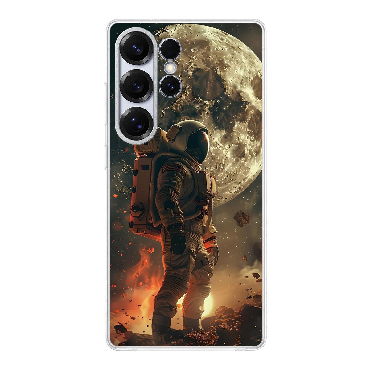 Lunar Sentinel Guardian of the Void Samsung Galaxy S25 Ultra Case