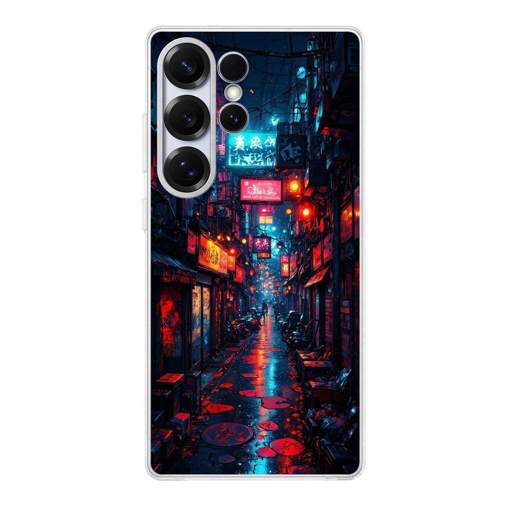Neon Veins Of The Cyber City Samsung Galaxy S25 Ultra Case