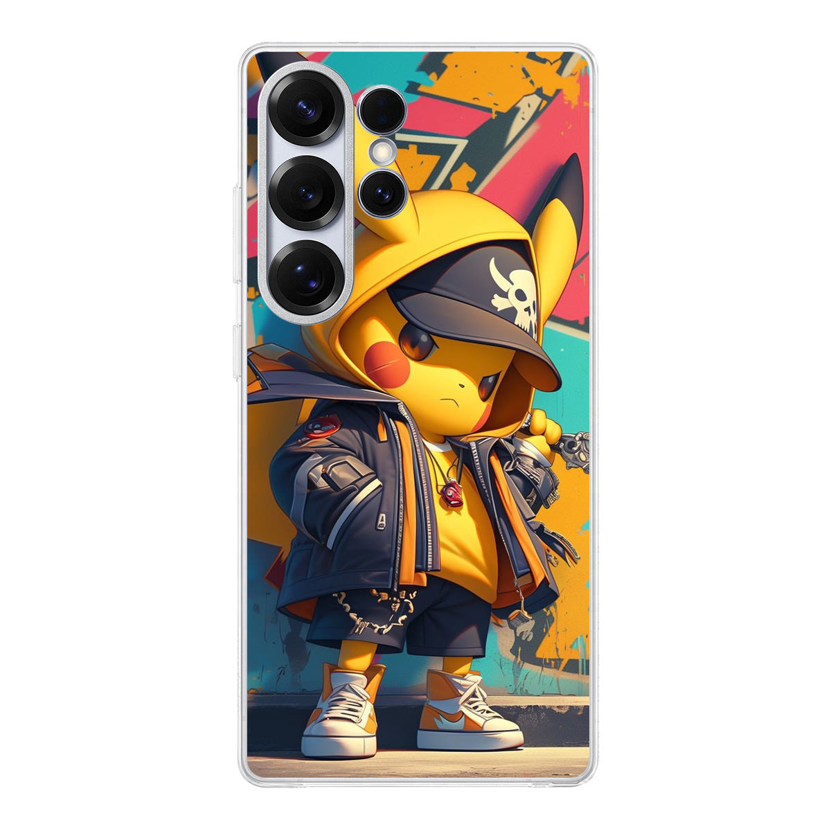 Pikachu Street Rebellion Samsung Galaxy S25 Ultra Case