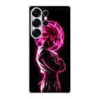 Pink Radiant Saiyan Samsung Galaxy S25 Ultra Case