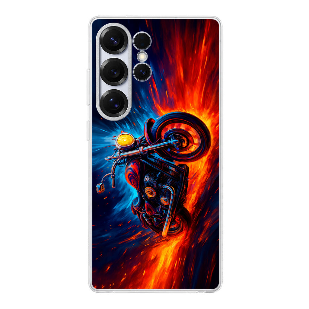 Ride Through Fire and Ice Samsung Galaxy S25 Ultra Case
