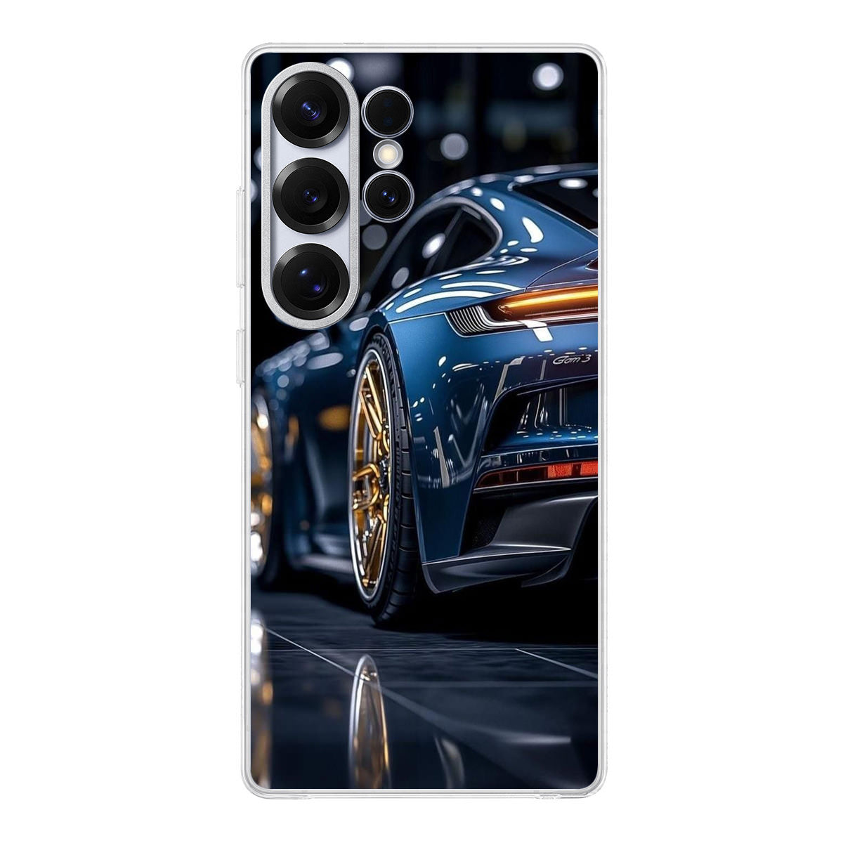 Velvet Thunder Elegance on Wheels Samsung Galaxy S25 Ultra Case