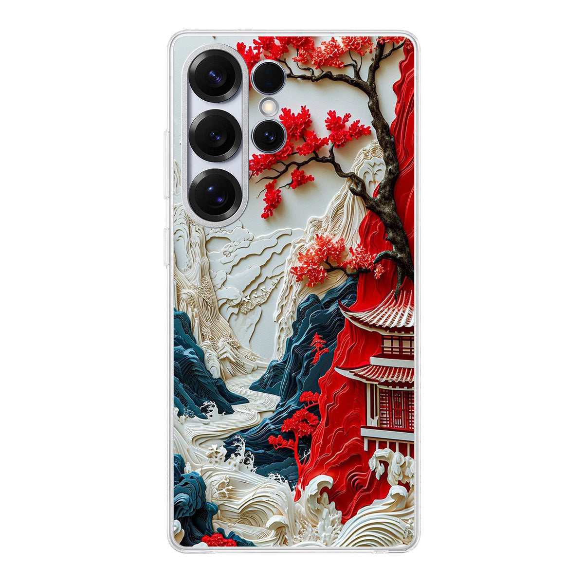 Whispers of the Crimson Zen Samsung Galaxy S25 Ultra Case
