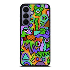 Abstract Colorful Doodle Art Samsung Galaxy S26 / S26 Plus Case