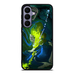 Abstract Green Blue Art Samsung Galaxy S26 / S26 Plus Case