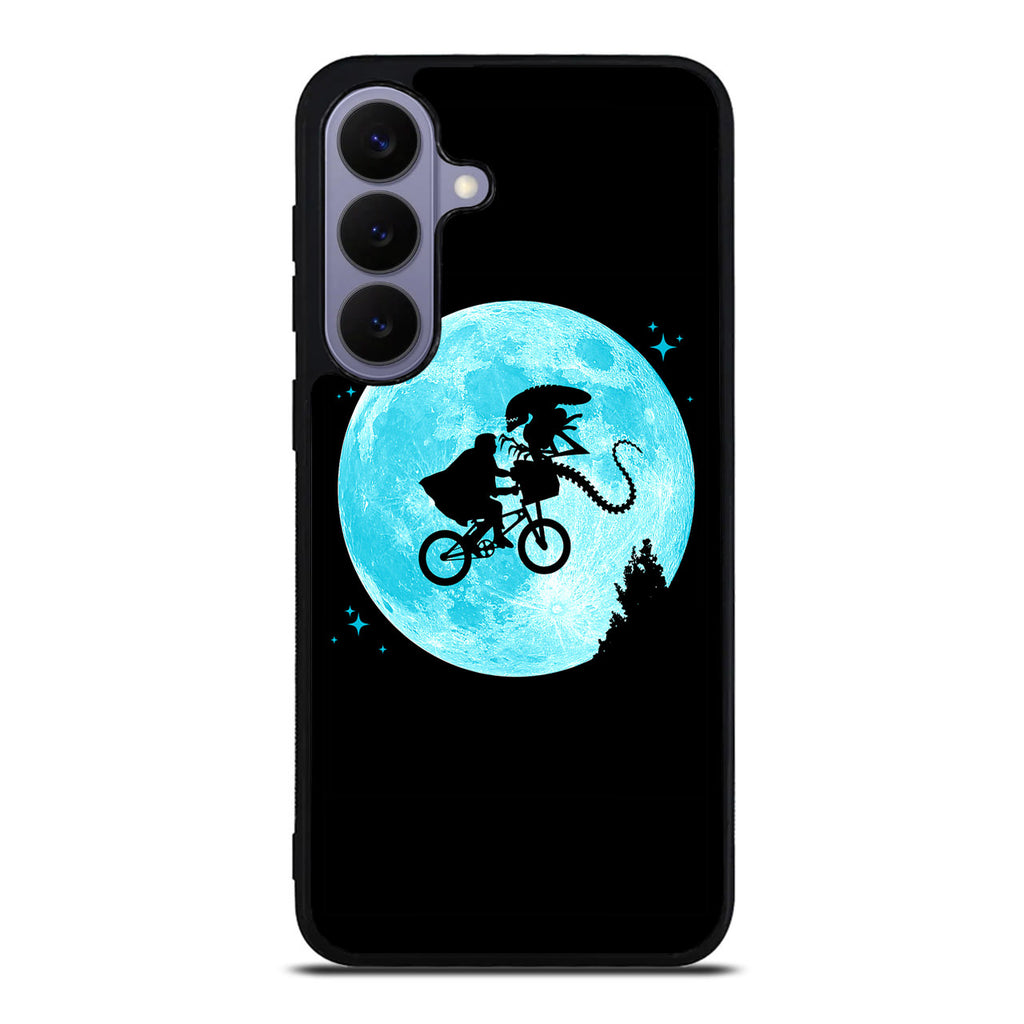 Alien Bike to the Moon Samsung Galaxy S26 FE Case