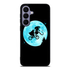 Alien Bike to the Moon Samsung Galaxy S26 FE Case