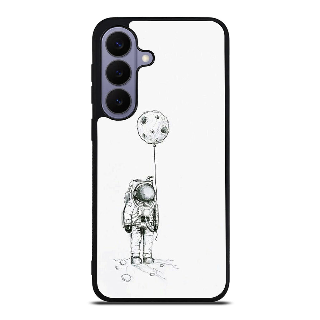 Astronaut Moon Balloon Samsung Galaxy S26 FE Case