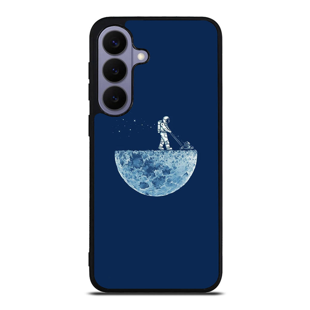 Astronaut Mowing The Moon Samsung Galaxy S26 FE Case