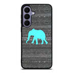 Aztec Elephant Turquoise Samsung Galaxy S26 FE Case