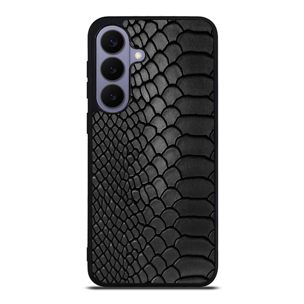 Black Snake Skin Texture Samsung Galaxy S26 FE Case