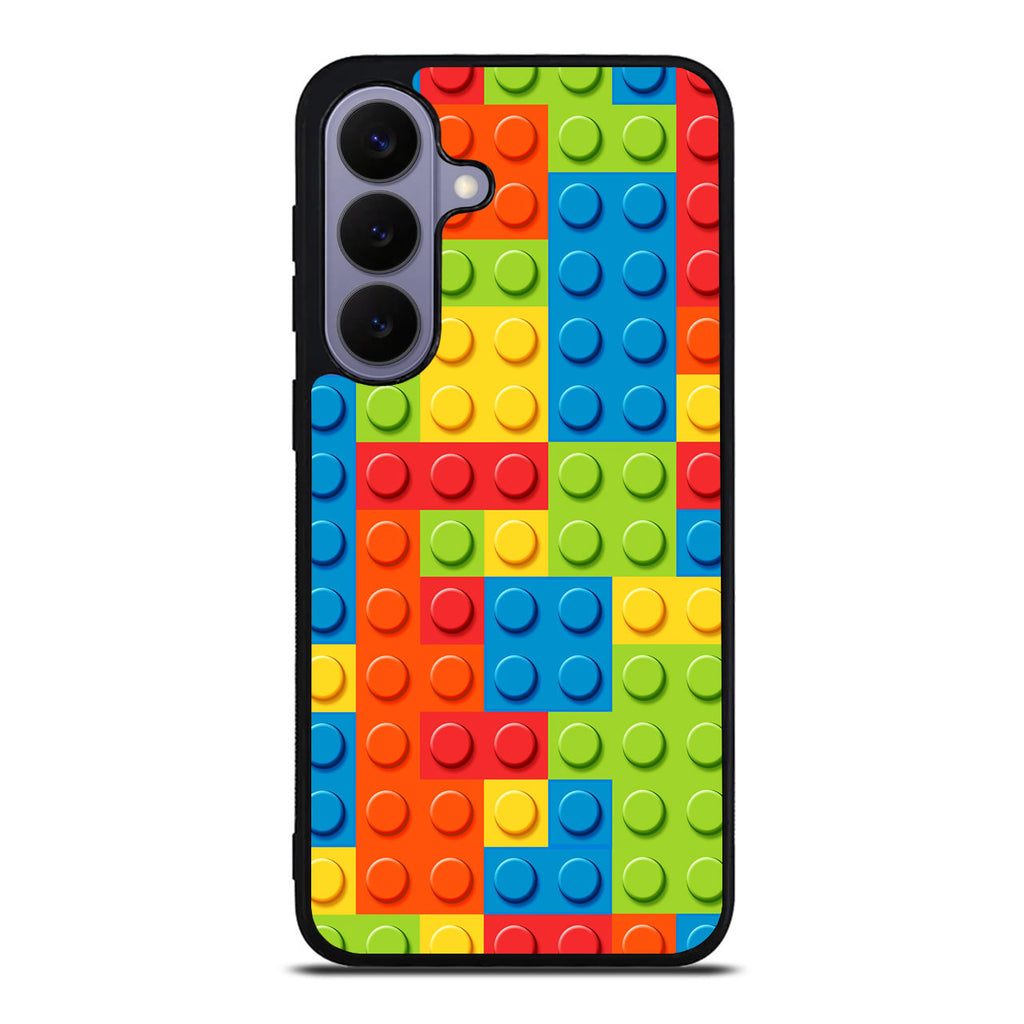 Blocks Rainbow Pattern Samsung Galaxy S26 FE Case