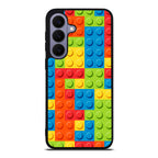 Blocks Rainbow Pattern Samsung Galaxy S26 FE Case