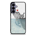 Cat Fish Kisses Samsung Galaxy S26 FE Case