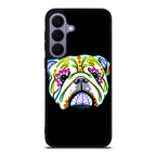 Colorful Bulldog Art Samsung Galaxy S26 FE Case