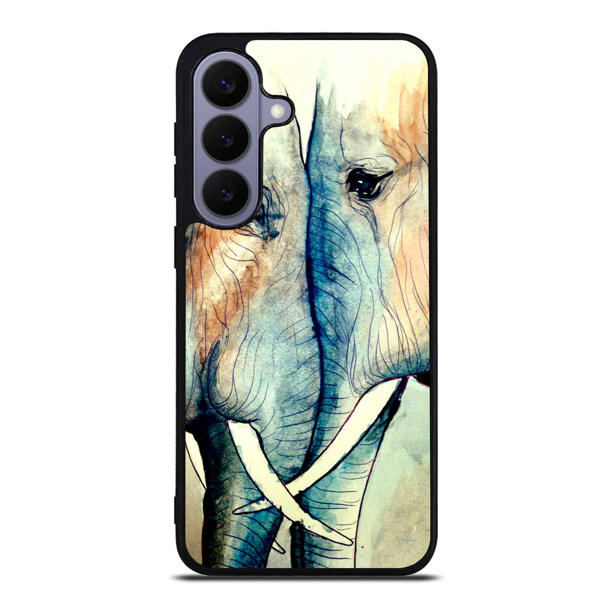 Elephants Sadness Samsung Galaxy S26 FE Case