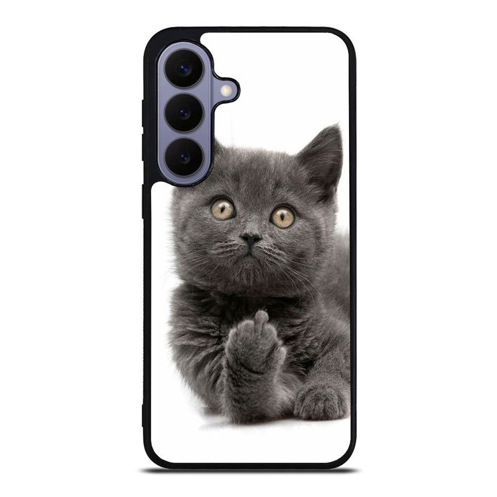 Finger British Shorthair Cat Samsung Galaxy S26 FE Case