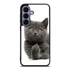 Finger British Shorthair Cat Samsung Galaxy S26 FE Case