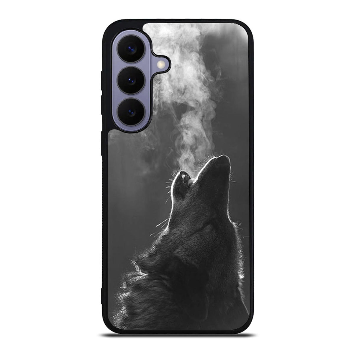 Howling Wolves Black and White Samsung Galaxy S26 FE Case