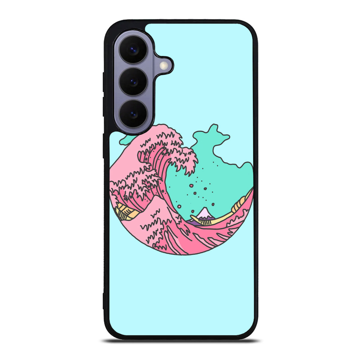 Japanese Pastel Wave Samsung Galaxy S26 FE Case