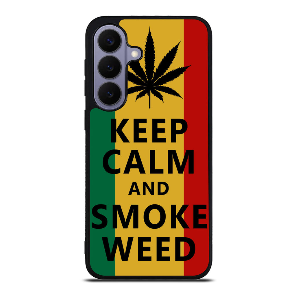 Keep Calm And Smoke Weed Samsung Galaxy S26 / S26 Plus Case