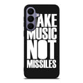 Make Music Not Missiles Samsung Galaxy S26 FE Case