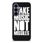 Make Music Not Missiles Samsung Galaxy S26 FE Case