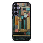 Painted Abstract Wood Sculptures Samsung Galaxy S26 FE Case