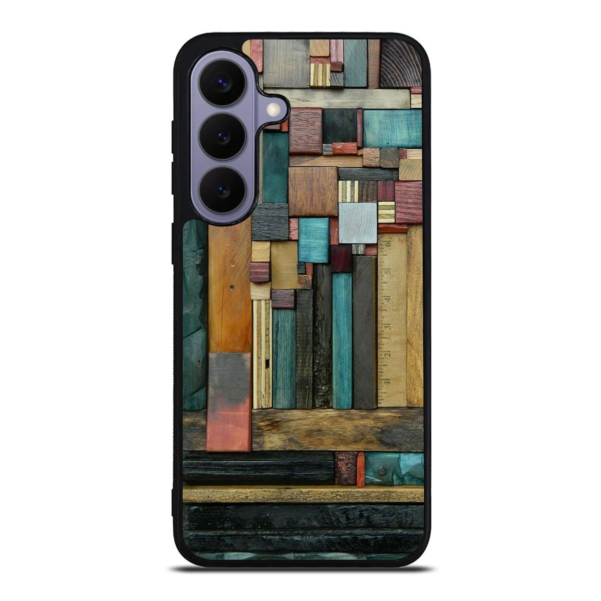 Painted Abstract Wood Sculptures Samsung Galaxy S26 FE Case