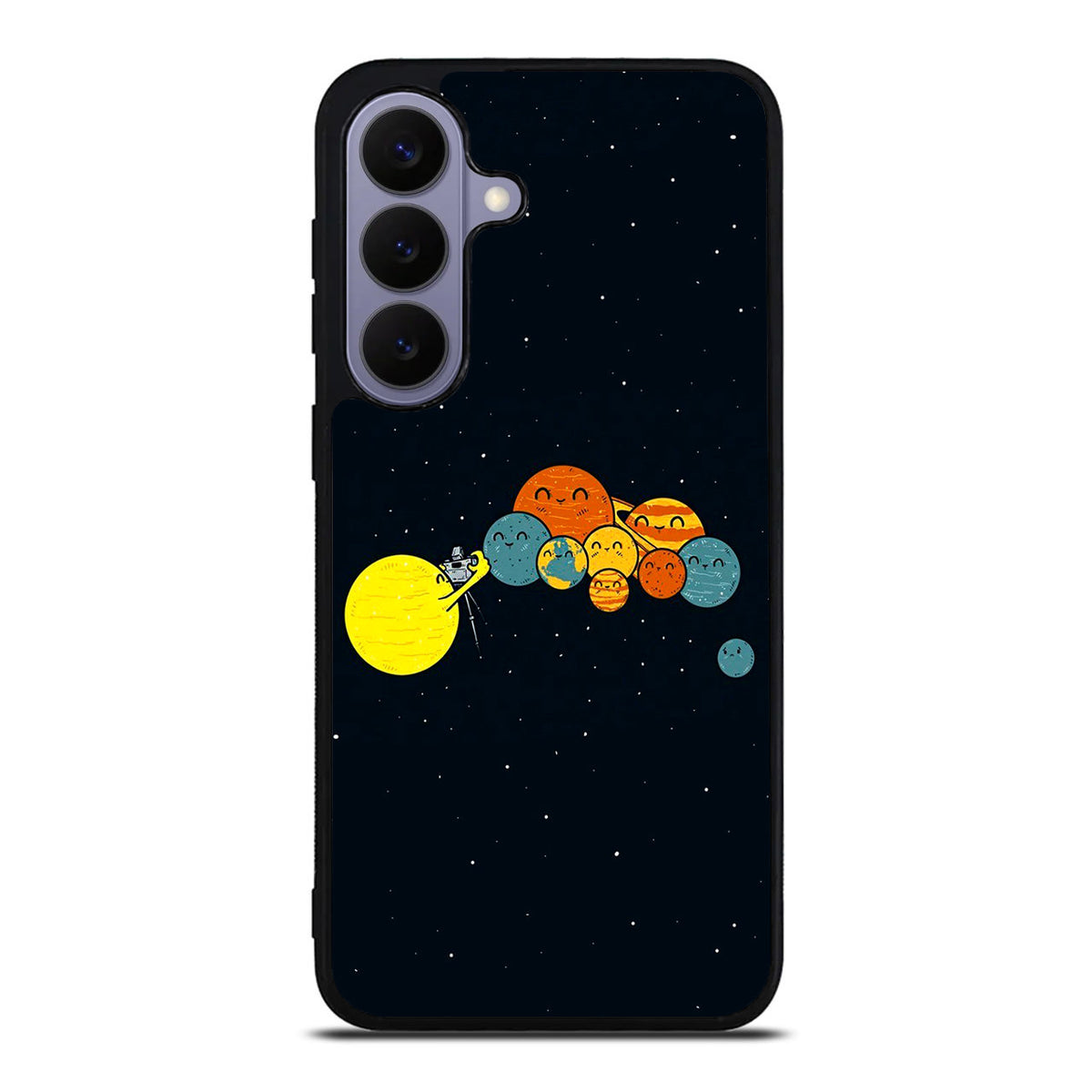Planet Cute Illustration Samsung Galaxy S26 FE Case