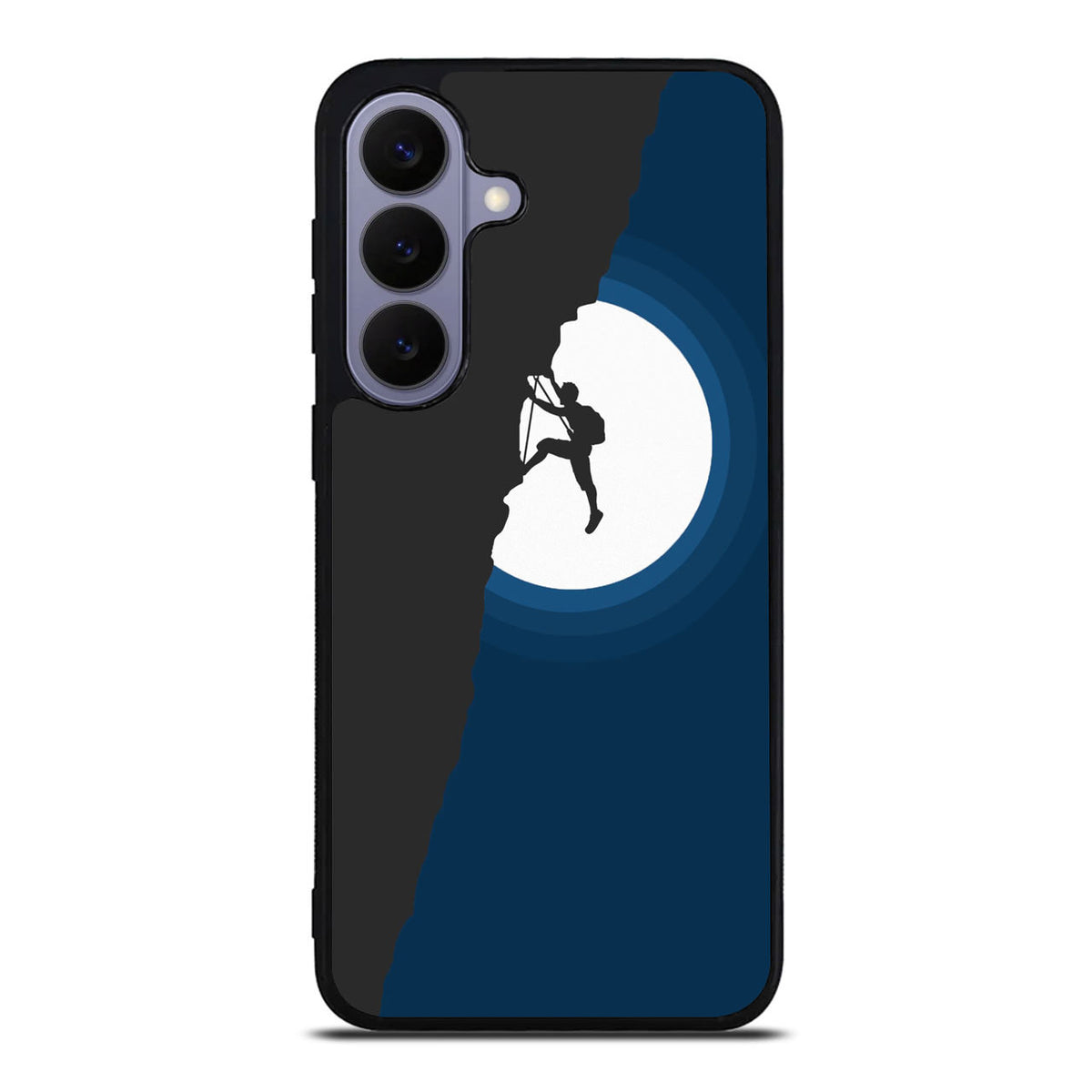 Silhouette of Climbers Samsung Galaxy S26 FE Case