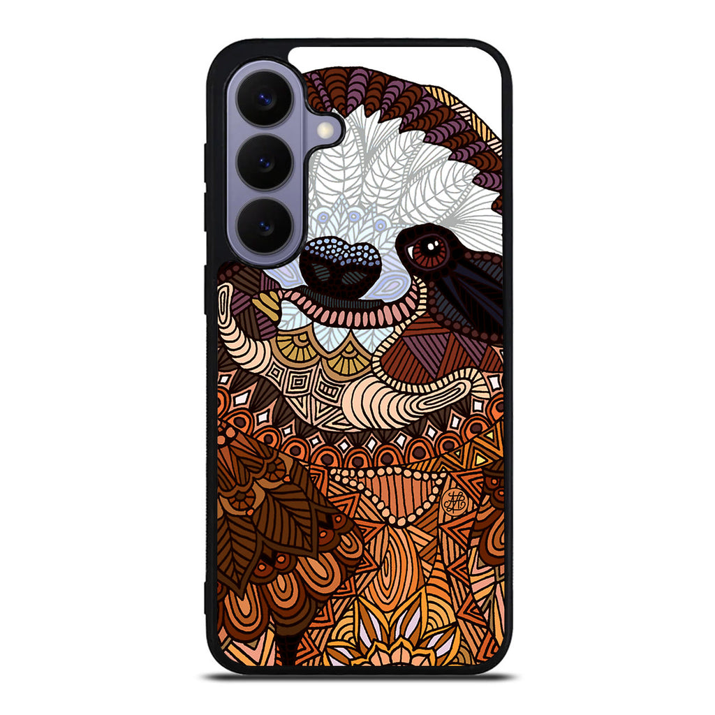 Sloth Ethnic Pattern Samsung Galaxy S26 FE Case