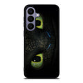 Toothless Dragon Eyes Close Up Samsung Galaxy S26 FE Case