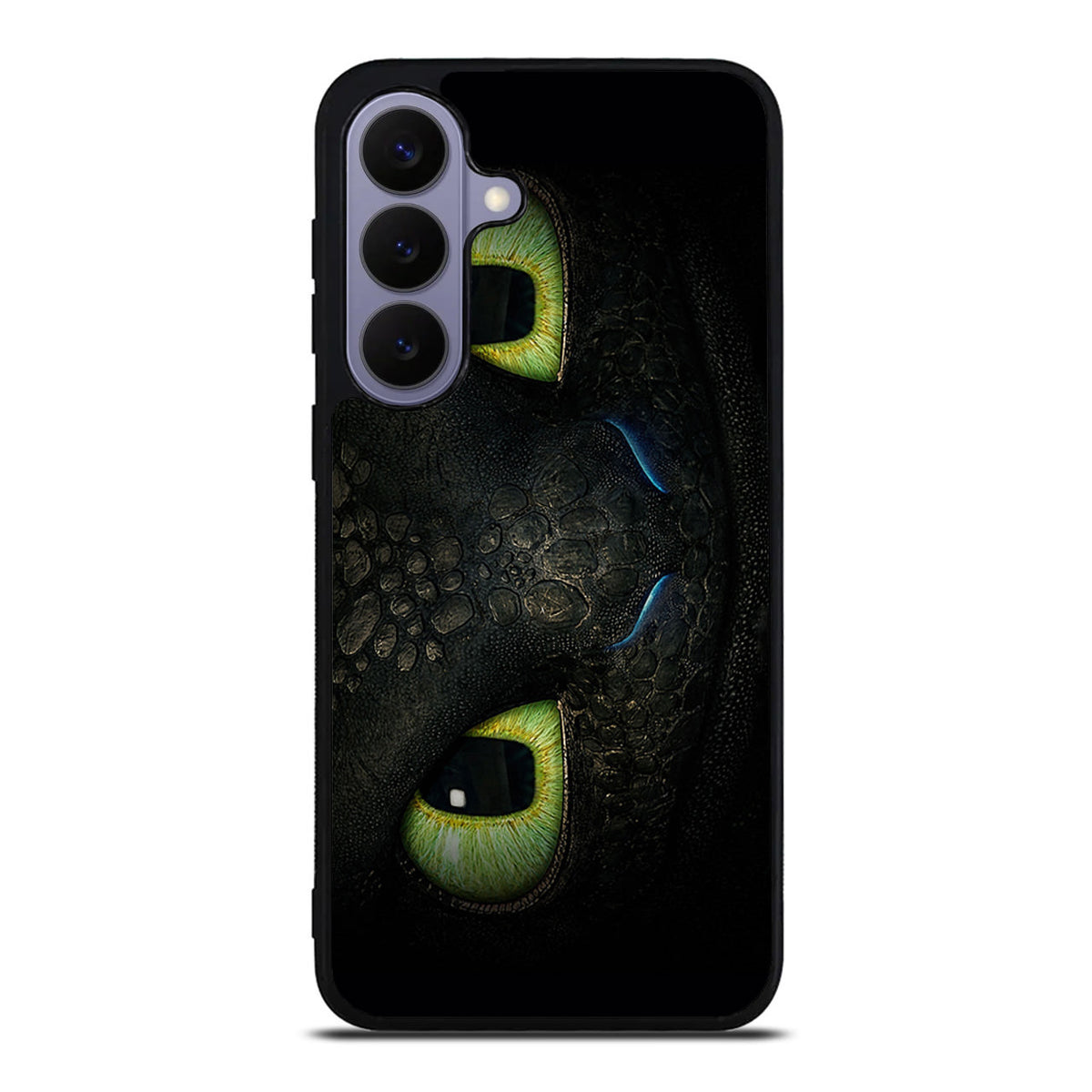 Toothless Dragon Eyes Close Up Samsung Galaxy S26 FE Case