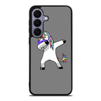 Unicorn Dabbing Grey Samsung Galaxy S26 FE Case