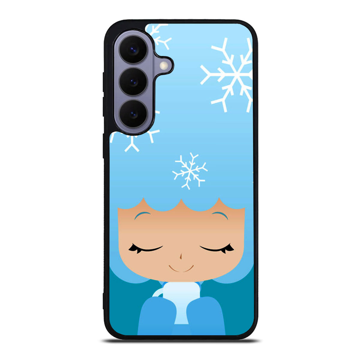 Winter Afro Girl Samsung Galaxy S26 FE Case