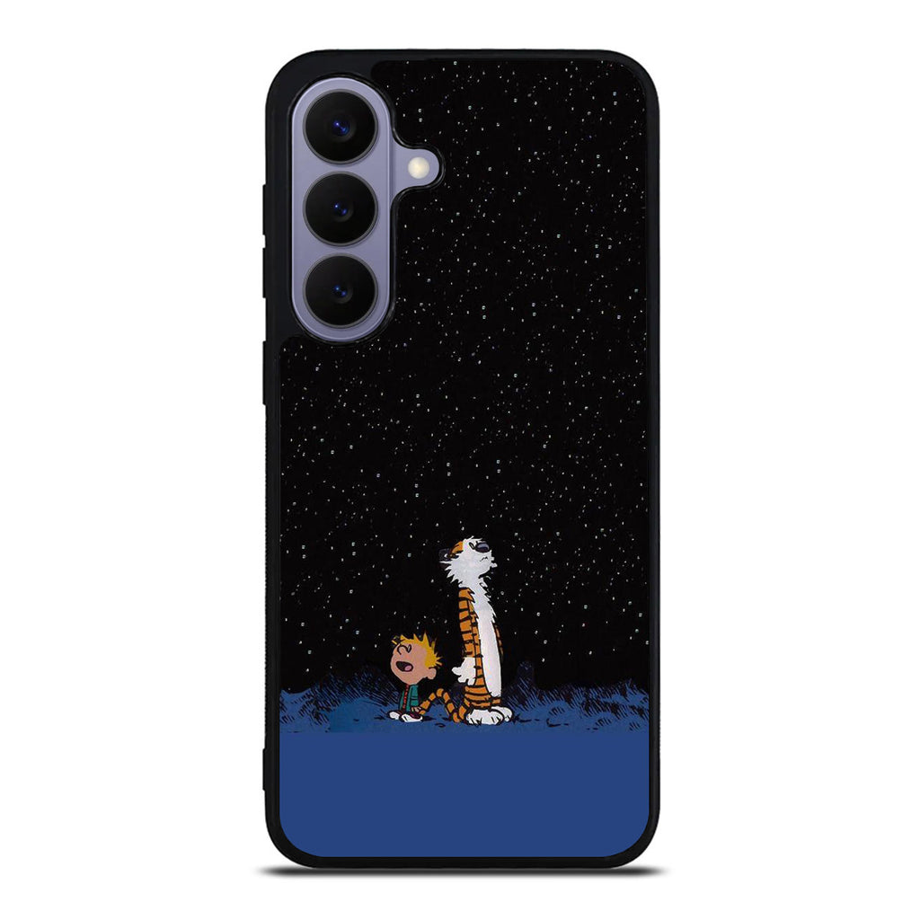 Calvin and Hobbes Space Samsung Galaxy S26 FE Case