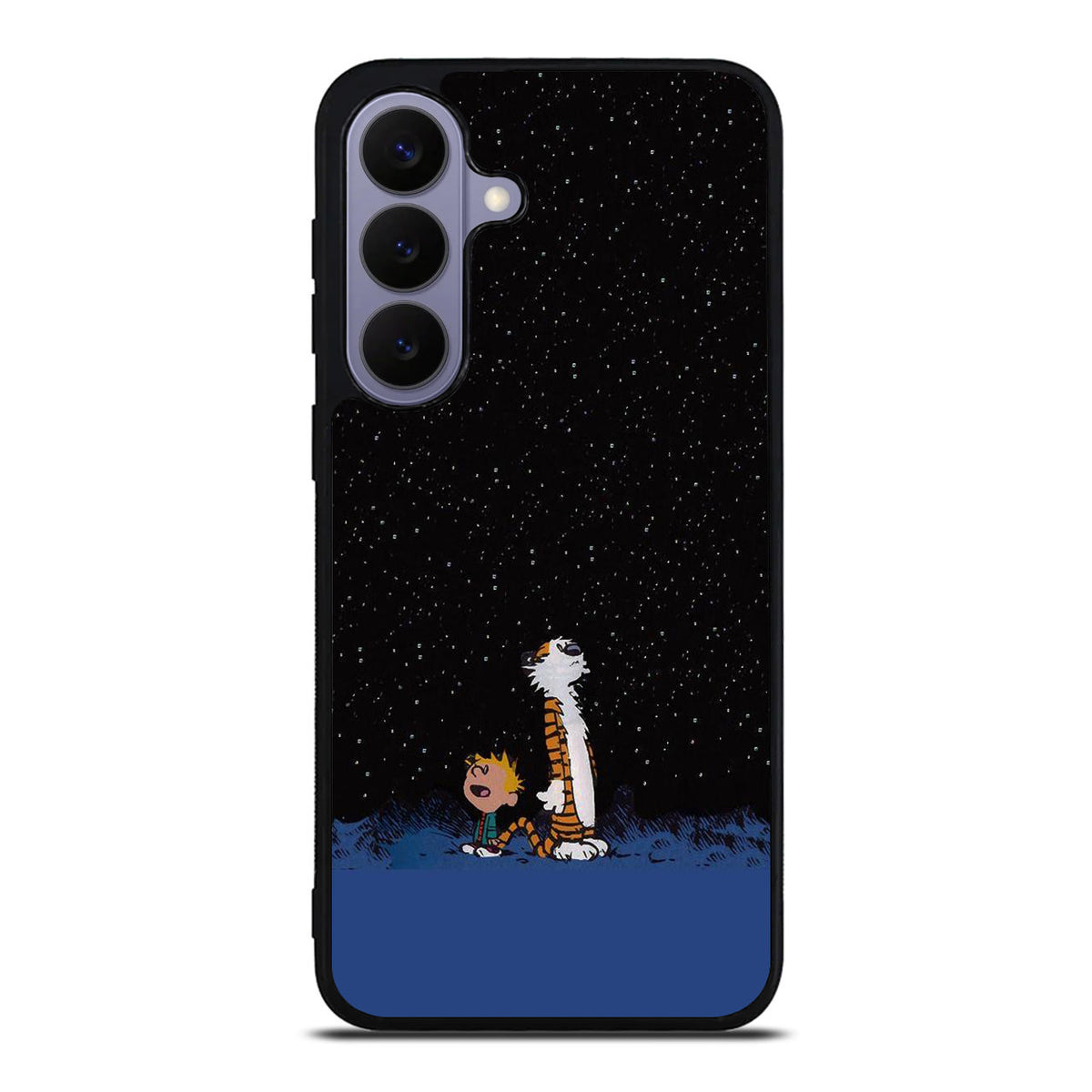 Calvin and Hobbes Space Samsung Galaxy S26 FE Case